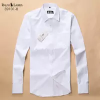 chemise ralph lauren hombre promo white